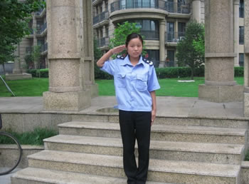 派驻北京的女保安