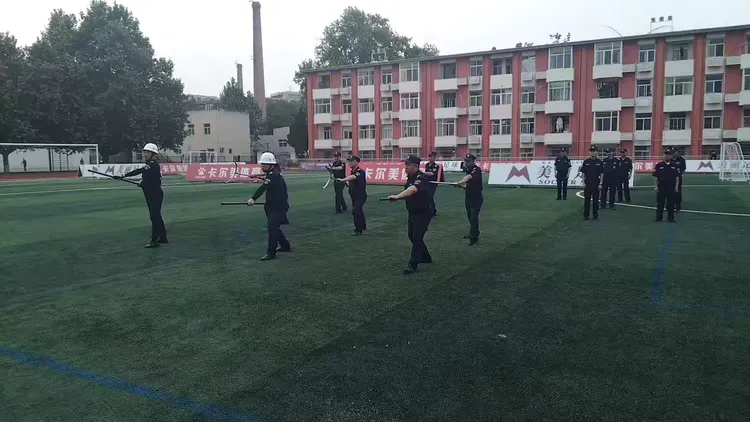 远景保安大学校园防暴演练纪实(图24)